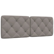 Cuscino Testiera Tortora 120 cm in Tessuto