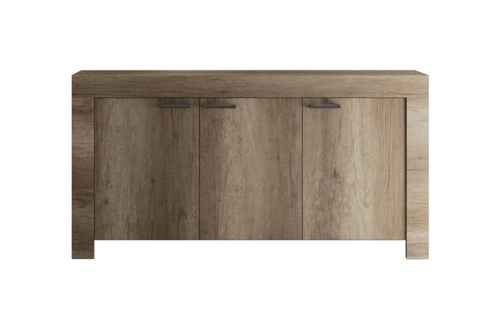 Mobile Buffet in Melaminico 160x43x86cm TFT Sax Rovere