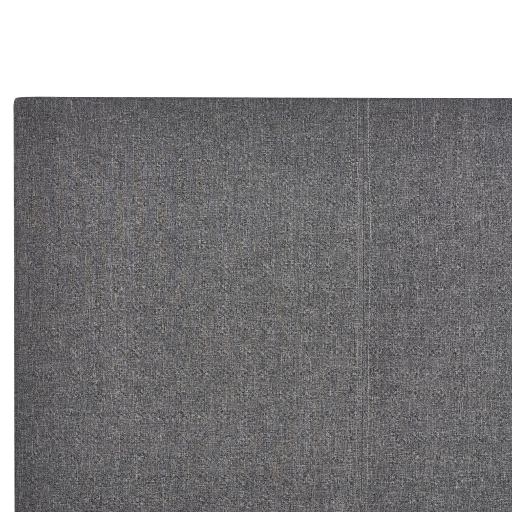 Letto matrimoniale ad acqua moderno in tessuto grigio 160 x 200 cm con materasso poggiatesta Design moderno