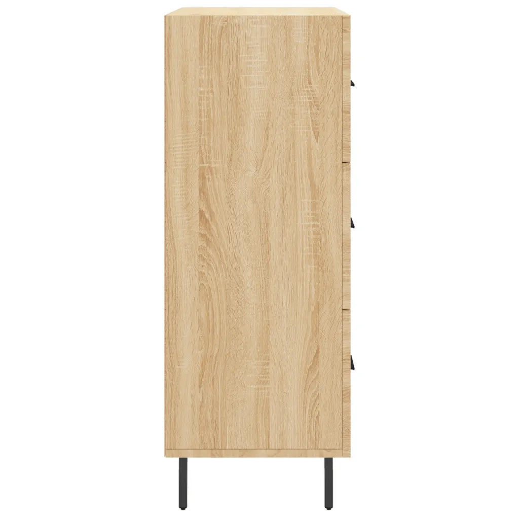 Credenza-Buffet-Armadio da cucina Rovere Sonoma 69,5x34x90 cm in Legno Multistrato 603165