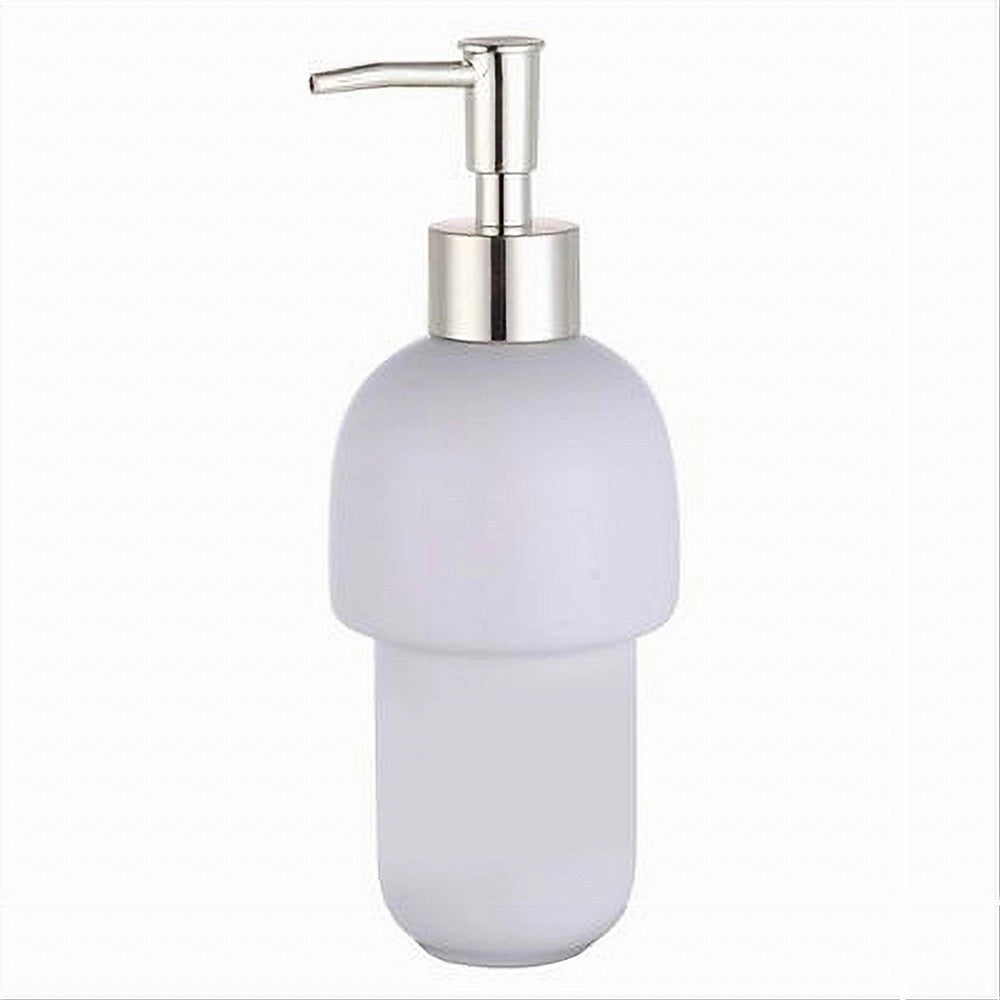 Trade Shop - Dispenser Porta Sapone Liquido 59347 Per Attacco A Muro Ricambio Accessori Bagno -