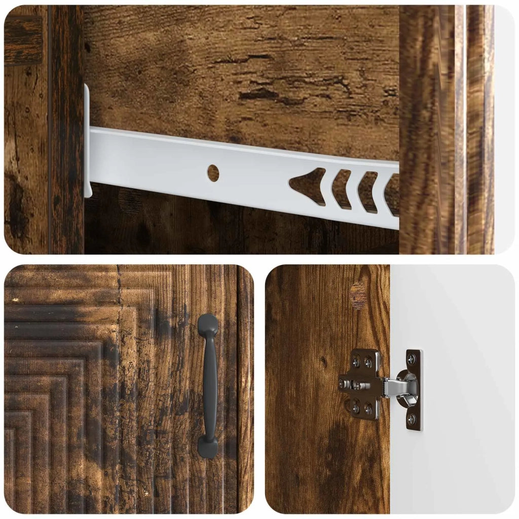 Credenza Rovere Fumo 66 x 34,5 x 89,5 cm Legno ingegnerizzato 894860