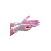 Guanti Vigor vinile bianco, monouso 100 pezzi, mis. s