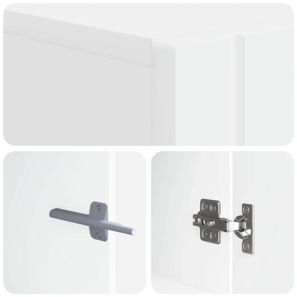 Mobile TV Bianco Legno ingegnerizzato 896455