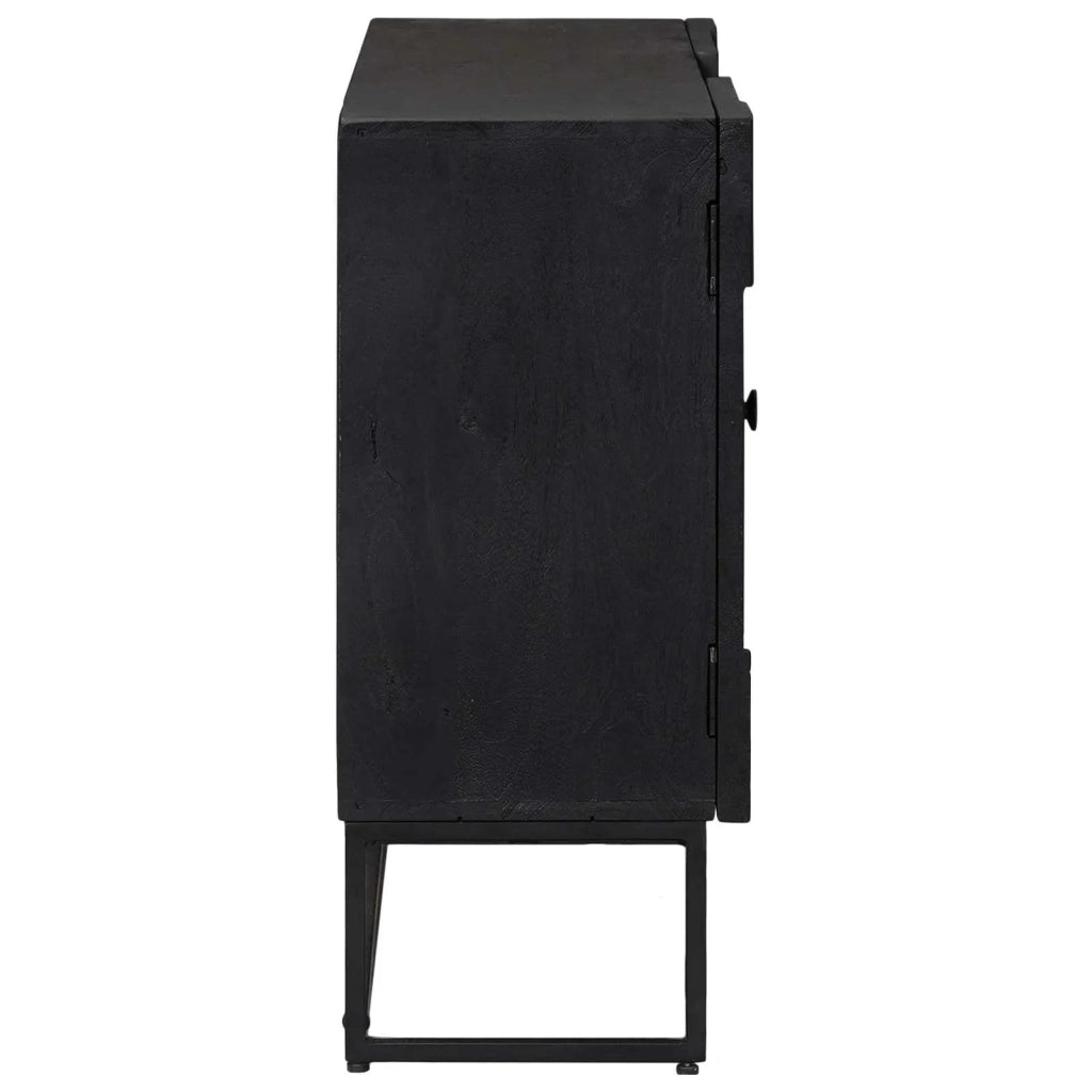 Credenza Nero 105 x 30 x 68 cm
