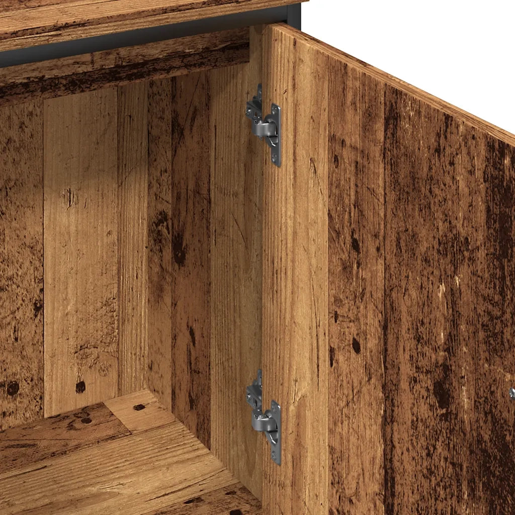 Mobile Sottolavabo Legno Antico 80x30x60 cm Legno Multistrato 857700