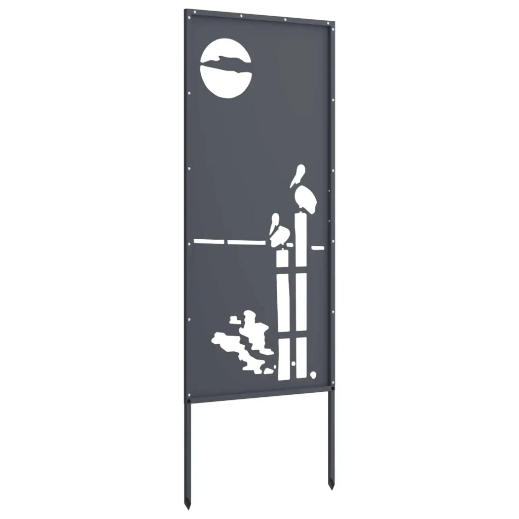 Schermo per privacy in giardino Traforo Antracite 50 x 140 cm CFW2519221