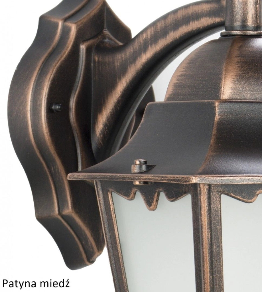 Applique esterno basso Retro nero E27 IP43 SU-MA 3012