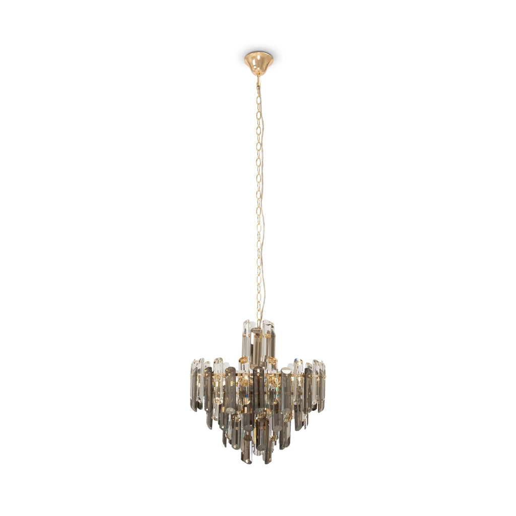 Maytoni Lampadario Contemporaneo Flare 6 luci E14 oro metallo vetro