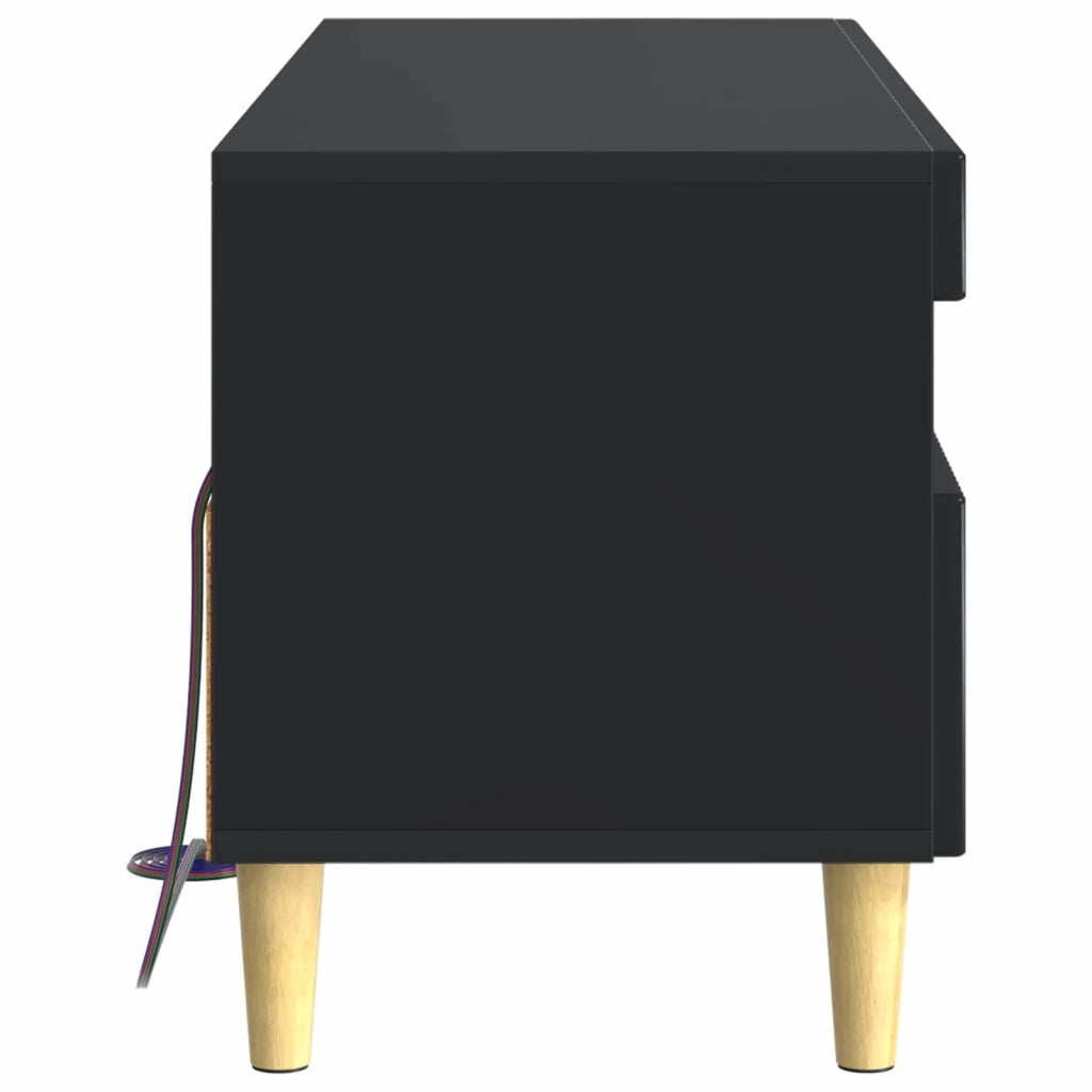 Mobile TV LED Nero Legno ingegnerizzato 896766