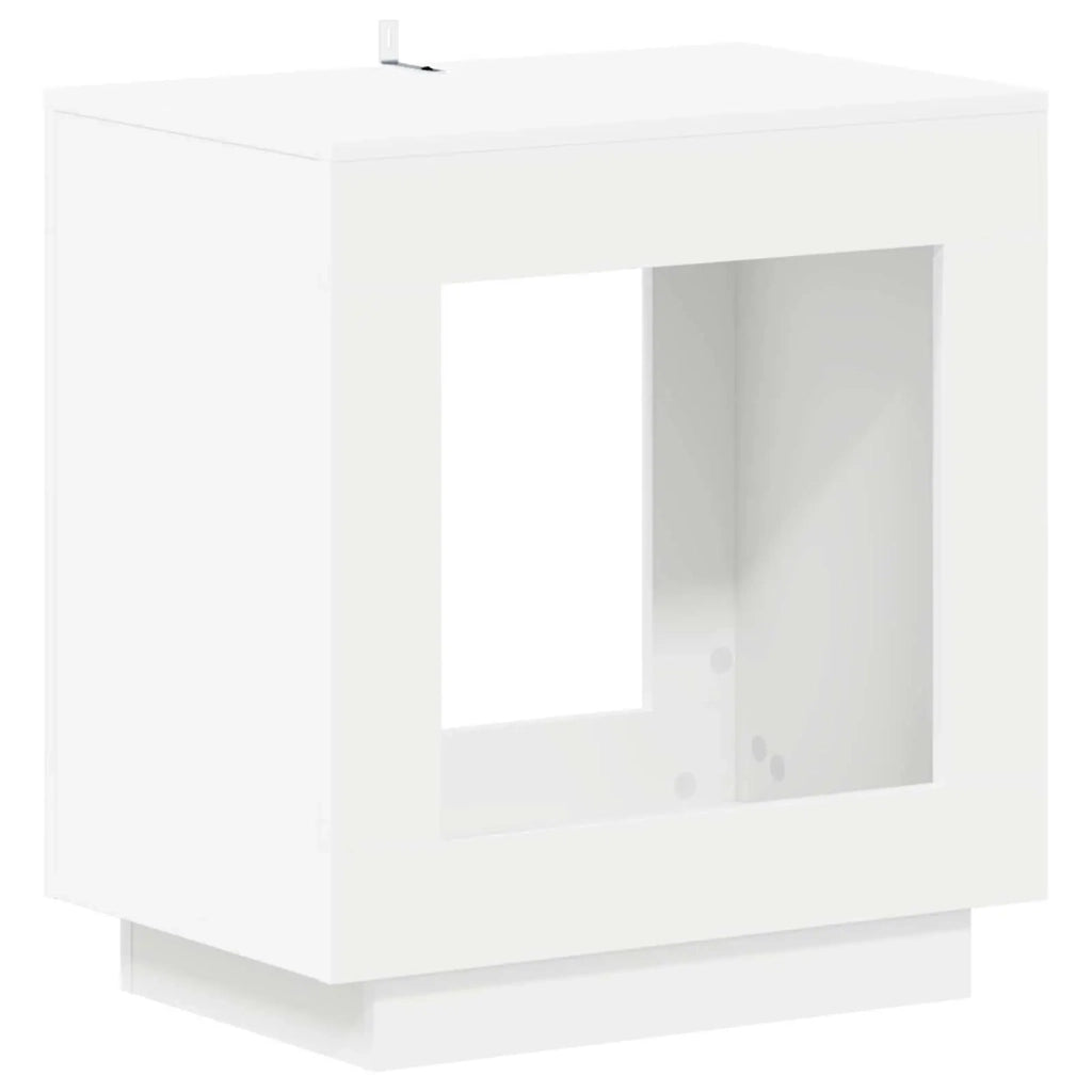 Tavolo laterale Bianco 60 x 40 x 65 cm Legno ingegnerizzato 899895