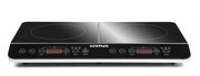 G3 ferrari g10047 piastra ad induzione doppia "hi-tech chef", 3500w, display digitale, comandi soft-touch, vetro temperato, grandi area di cottura, 60.3 x 36.3 x 6,5 cm
