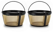Filtro per caffè in acciaio inossidabile - 2 pezzi - Reutilizzabile - Forma conica - Resistente alla lavastoviglie - Filtro efficace