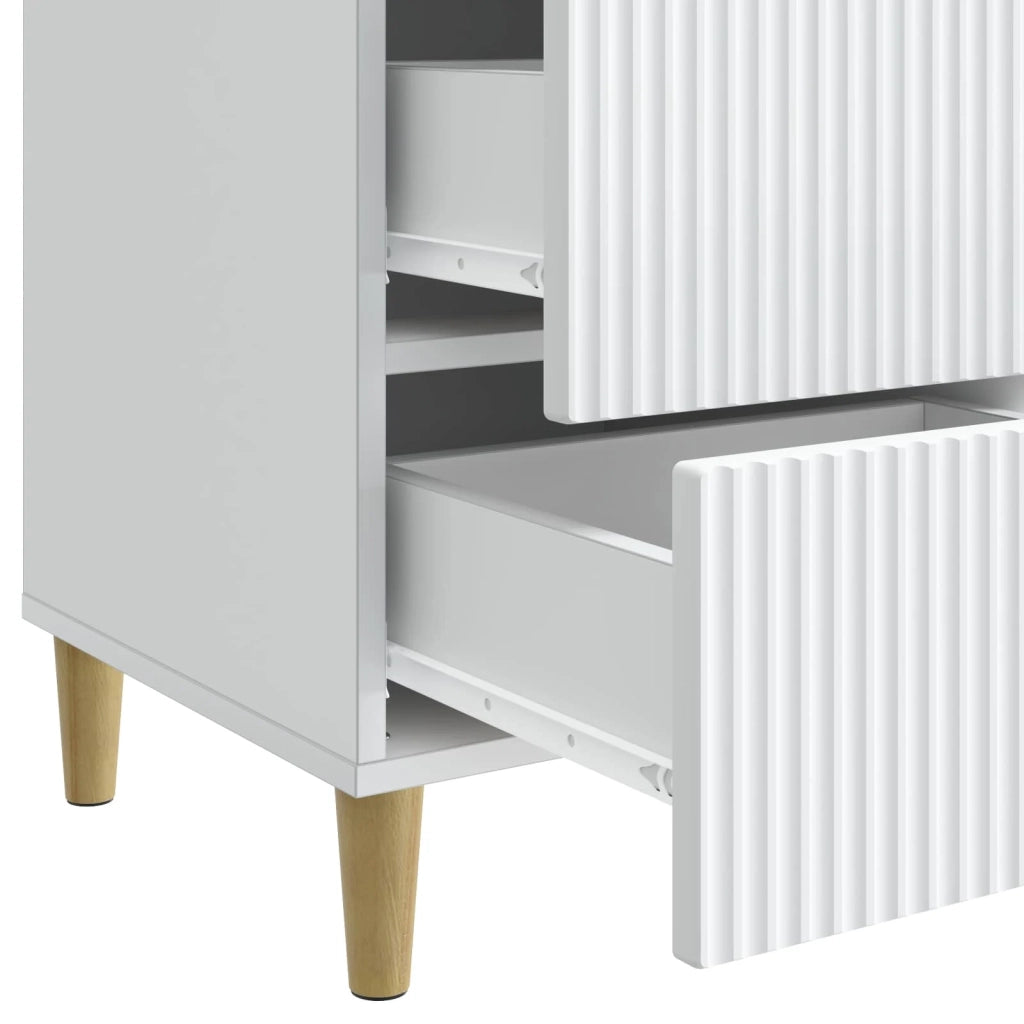 Armadio da Notte Bianco 43 x 41 x 66,5 cm Legno ingegnerizzato 894555