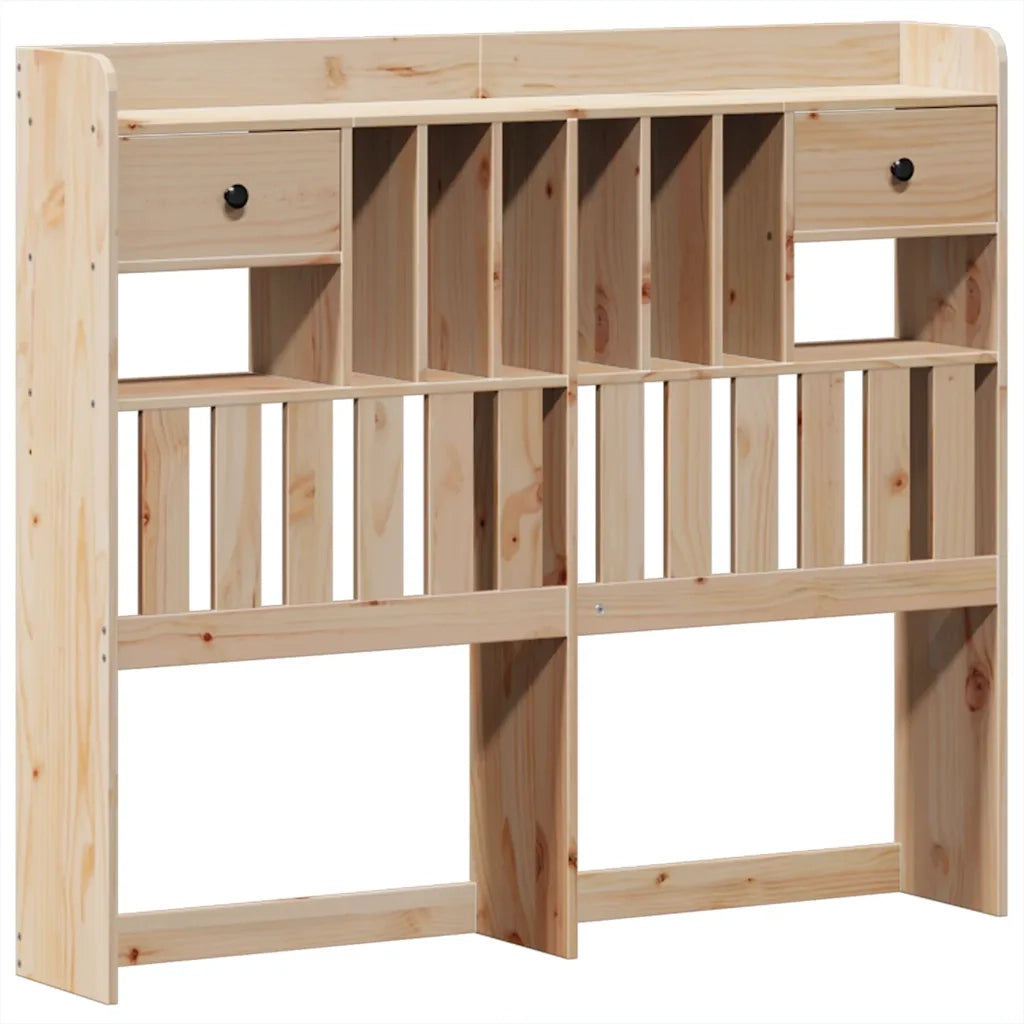 Letto Libreria senza Materasso 135x190 cm in Legno di Pino 3323152