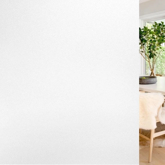 Foglia per finestra trasparente 30x200cm - Privacy per bagno, camera da letto, cucina e ufficio - Statica, senza giunzioni e riciclabile ombreggiatura