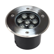 Trade Shop - Faretto Led Segnapasso Segnapassi Calpestabile Esterno Ip68 7w Luce Calda Fredda -