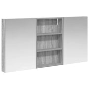 Set di Armadi da Bagno | Armadio da bagno con porta 3 pz 120 x 10,5 x 60,5 cm