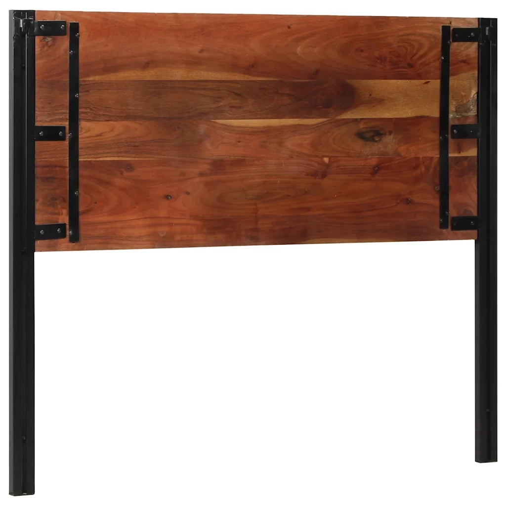 Testiera 120 cm in Legno Massello di Recupero e Ferro 4017547