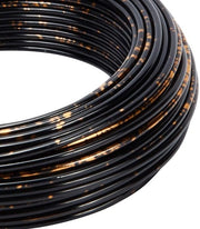 Fili di alluminio multicolore - 12 Gauge - 23.4m - per progetti di fai da te - in acciaio nero e oro