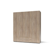 Armadio 4 ante e 2 cassetti rovere sonoma Seba4 160x51,6x177h