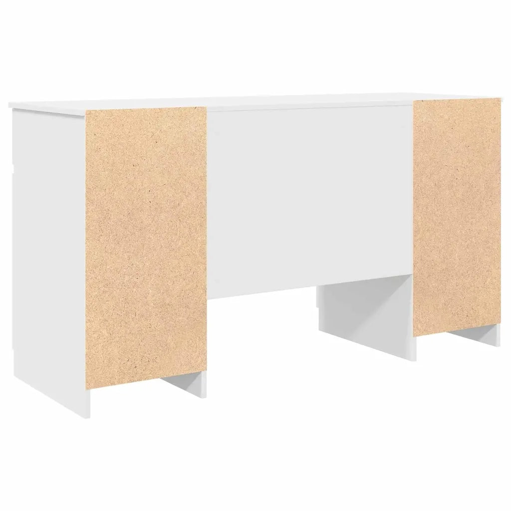Scrivania con porta Bianco 140 x 49 x 76 cm Legno multistrato 3328507