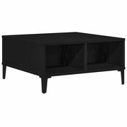 Tavolino da salotto | Tavolino da caff¨¨ | Tavolino da Soggiorno Rovere Nero 60 x 60 x 30 cm