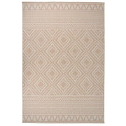 Tappeto da Esterni a Tessitura Piatta 160x230cm Strisce Marroni cod mxl 68755