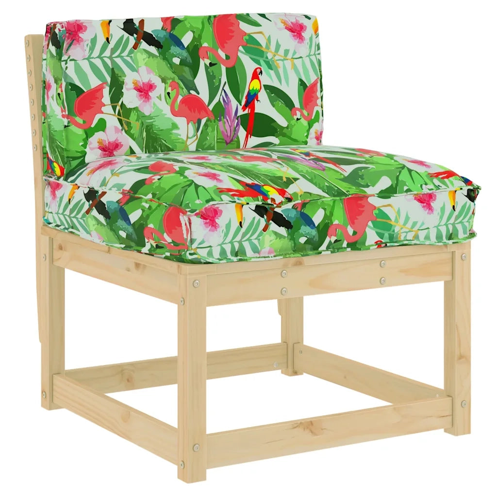 Cuscino Floreale Multicolore 70 x 40 x 12 cm Tessuto Oxford 42001527