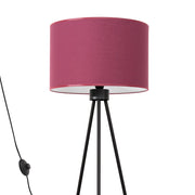 Lampada da terra PURELA treppiede bordeaux E27 15W Pure Lume