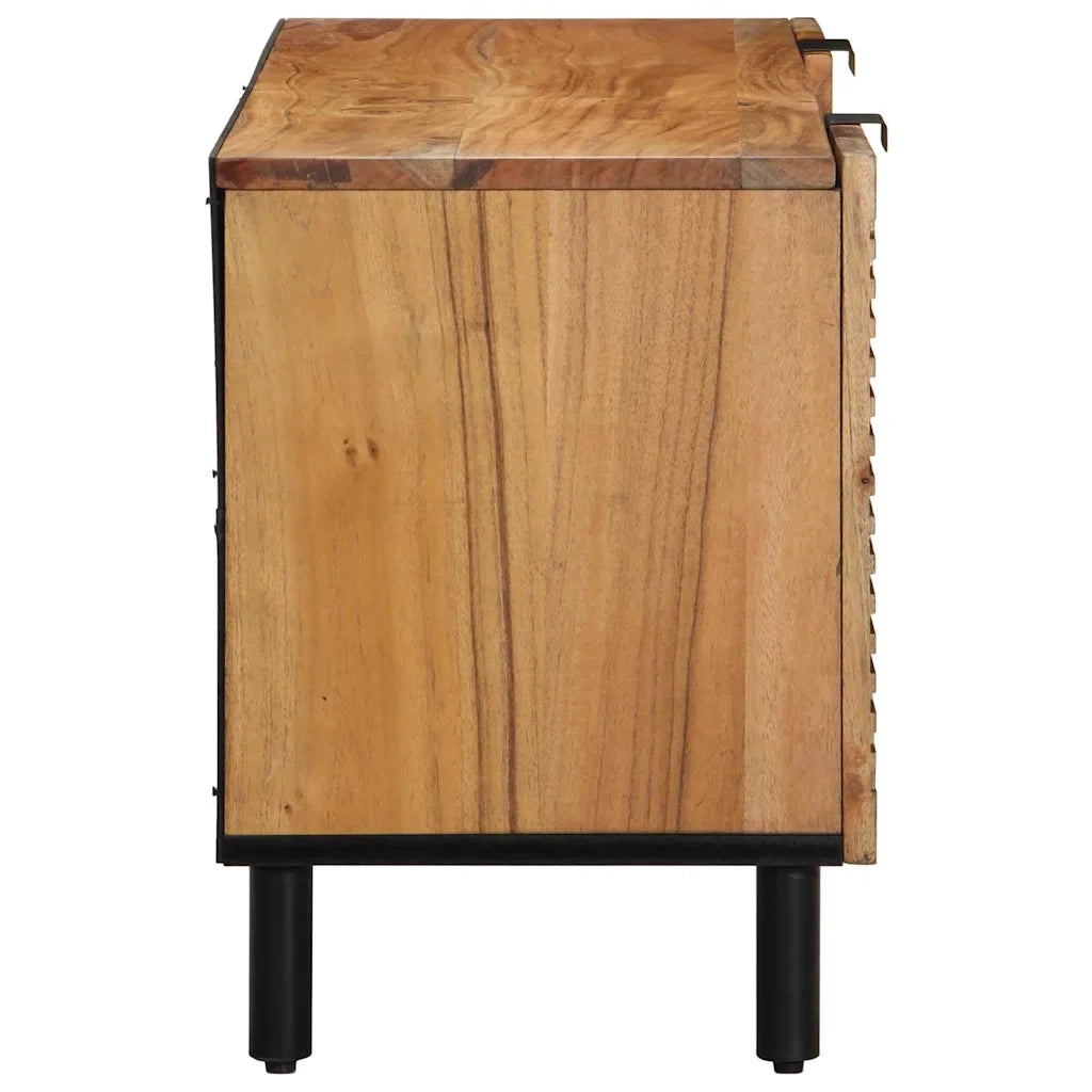 Mobile TV con porta-Credenza per TV Legno di Acacia Massello 105 x 33,5 x 46 cm
