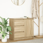 Credenza con Cassetto Rovere Sonoma 71x35x65 cm in Truciolato 861573