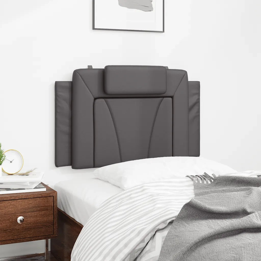 Cuscino Testiera Viana Grigio 80 cm in Similpelle CFW7502188