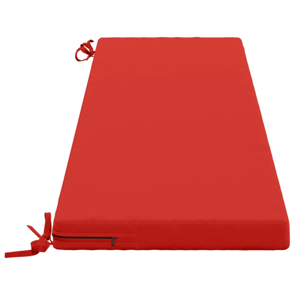 Cuscini per Panchina a 2 Pezzi SOEST 2 pz 100% Poliestere Rosso 949073
