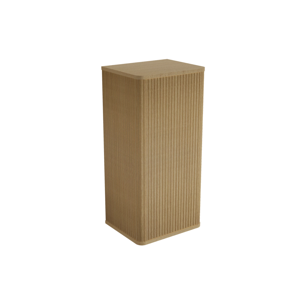 Mobile pensile con anta push-to-open, rovere