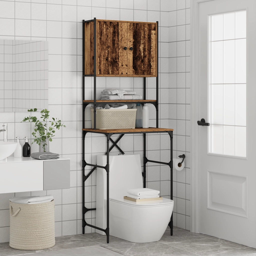 Mobile per Lavatrice Legno Vecchio 68x48.5x194 cm