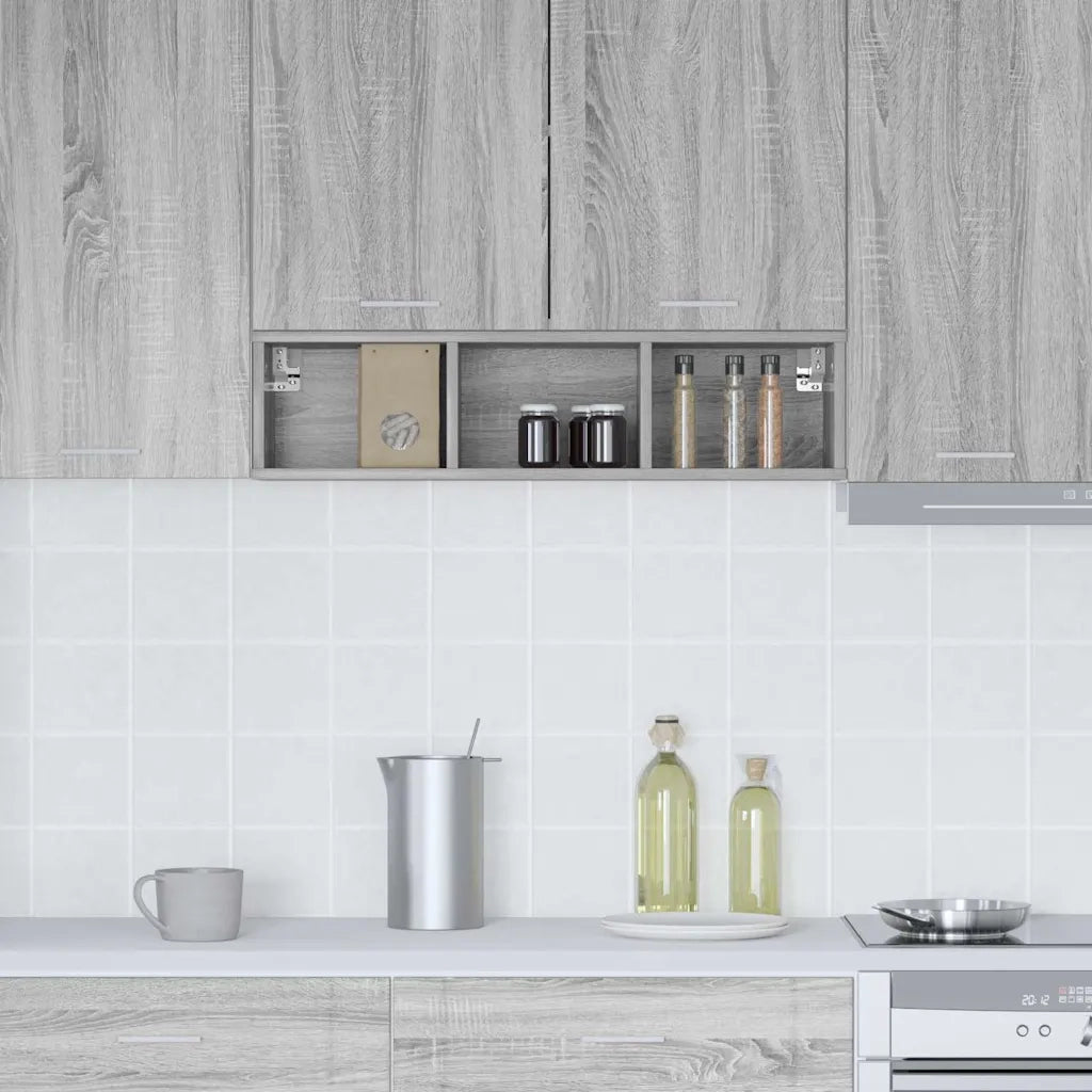 Armadio pensile Grigio Sonoma 20 x 29,5 x 80 cm 884431