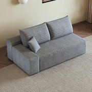 DIVANO Chaise Lounge modulare Grigio in tessuto