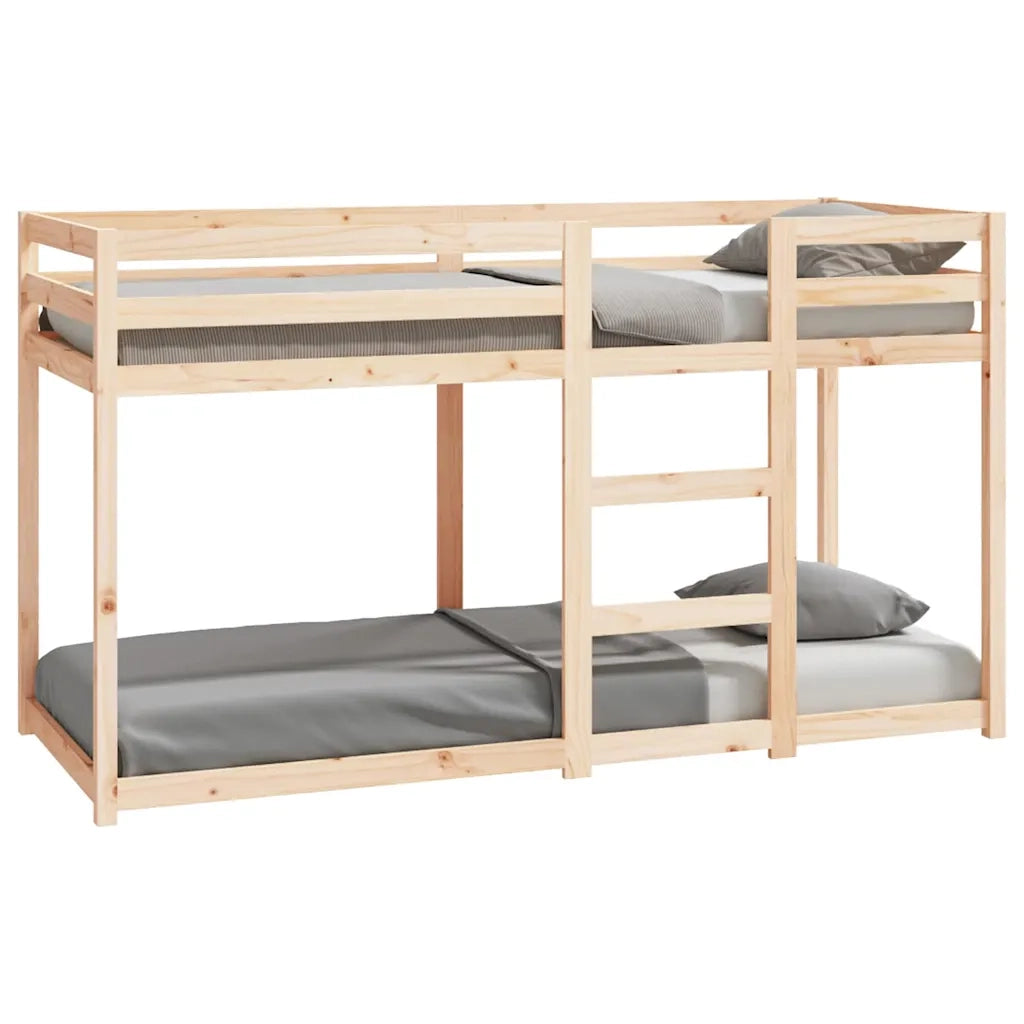 Letto singolo | Letto per adulti | Letto a Castello 75x190 cm in Legno Massello di Pino