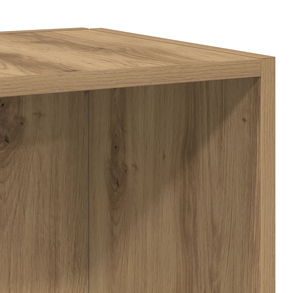 Mobile Angolare Rovere Artigianale 33x33x100 cm in Truciolato
