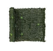 Recinzione, separè in pvc con foglie di lauro verde 300x150cm Fredi