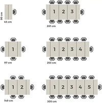 Consolle in legno Pratika L 90 x H 77 cm x P 90