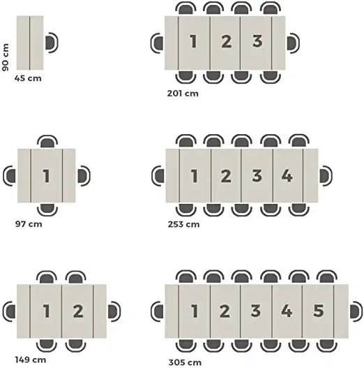 Consolle in legno Pratika L 90 x H 77 cm x P 90