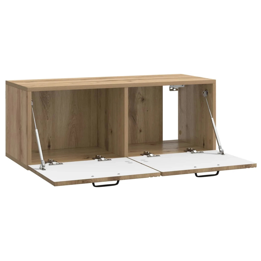 Mobile Porta TV da Muro Rovere Artigianale 78,5 x 31 x 30 cm