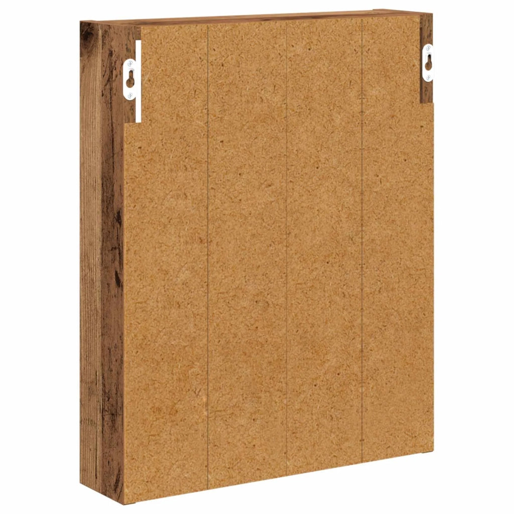 Armadio da Bagno | Mobile da Bagno a muro Legno vecchio 40 x 10 x 50 cm