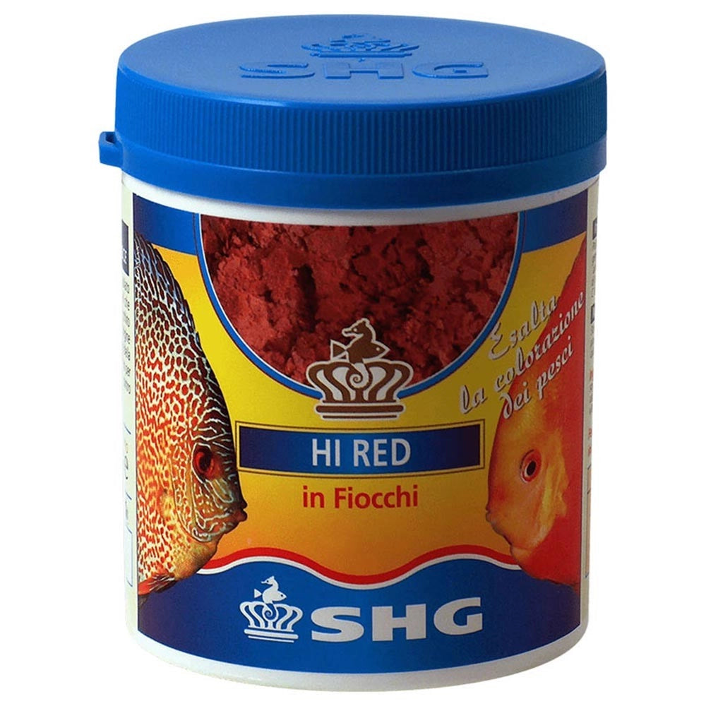 SHG Hi Red in fiocchi – Esalta la colorazione dei pesci Formato: 150 gr