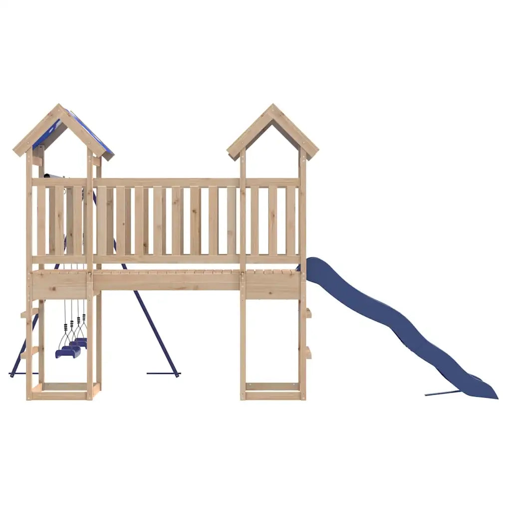 Set da Gioco da Esterno in Legno Massello di Pino 3278959