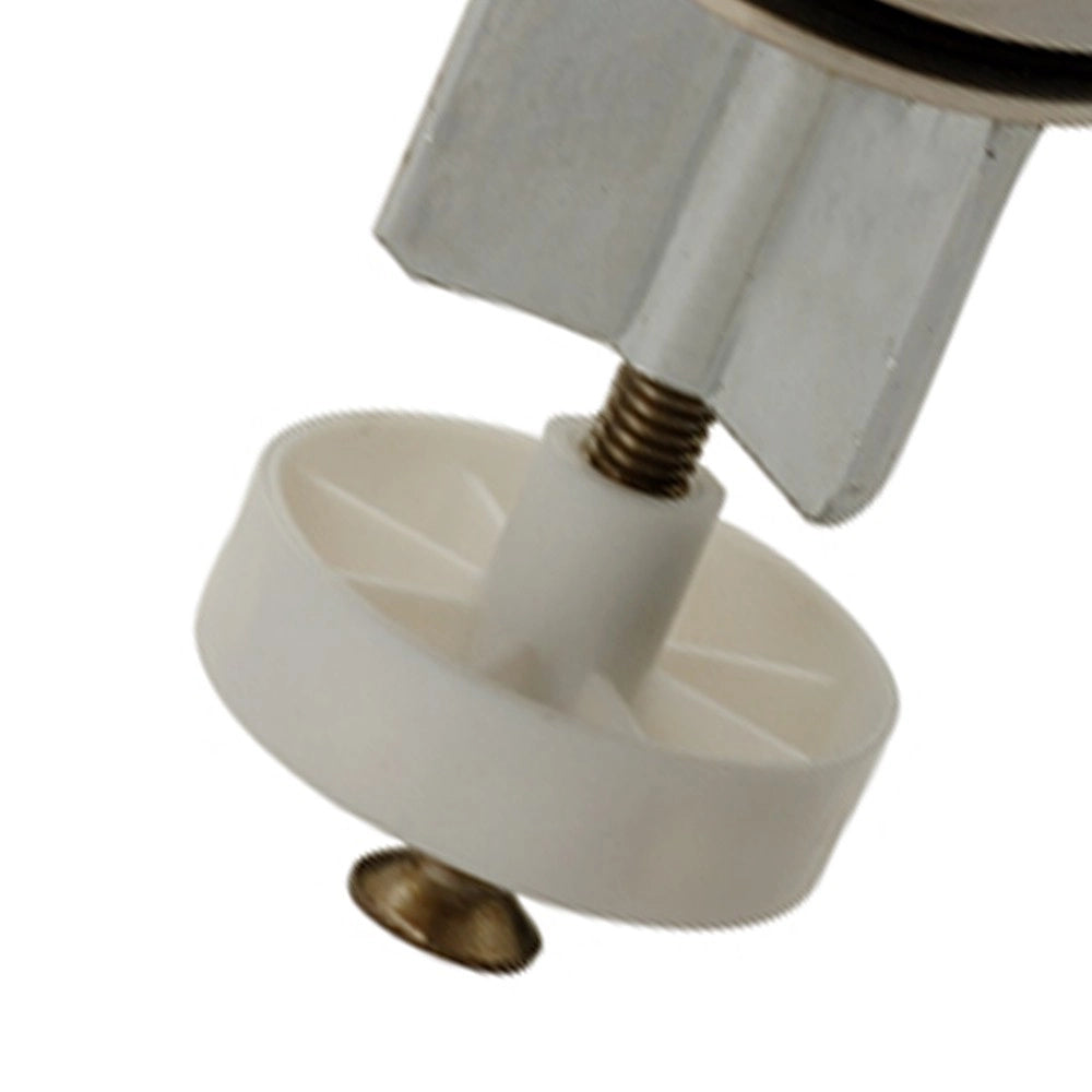 Tappo grande in ottone cromato per scarico automatico con piletta