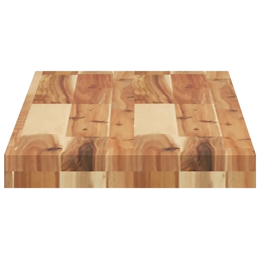 Mensole da Parete 3 pz 80x30x4 cm Legno Acacia Rifinito a Olio