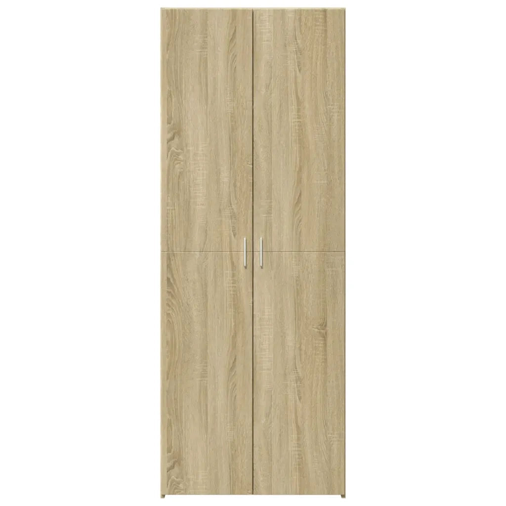 Credenza Rovere Sonoma 80x42,5x185 cm in Legno Ingegnerizzato 3281436